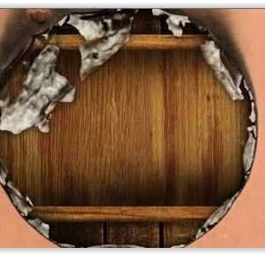 Papier brûlé rond (4K)