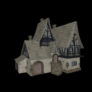 Maison Moyen-Age 11 (3D)