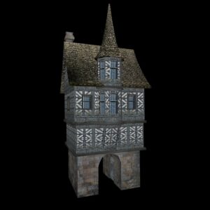 Maison Moyen-Age 18 (3D)