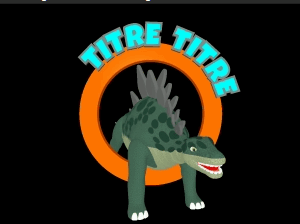 Dinosaure Logo 2 (Stegausorus)