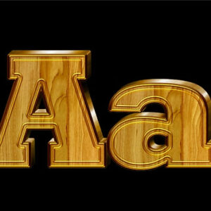 Fonte « Boiserie » HD