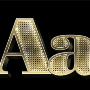 Fonte « Bosselage » HD