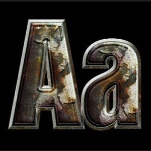 Fonte « Rouillures » HD