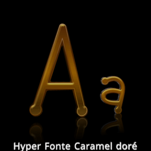 Hyper Fonte Caramel doré (2K)