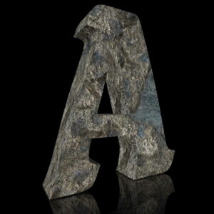 Fonte 3D « Gouttes » 4K