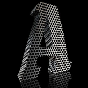 Fonte 3D « Grille 3 » 4K