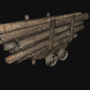 Wagonnet de bois 3D (CD)