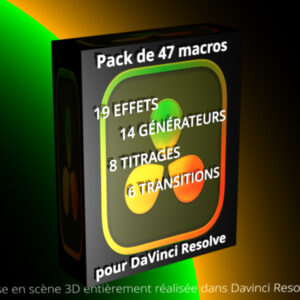 Pack 47 macros pour DaVinci Resolve (livre imprimé)