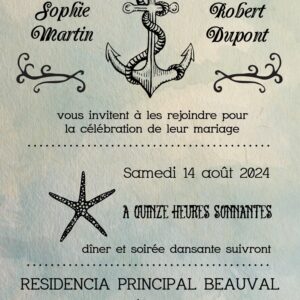 Jour de Mariage – Sets « Océan »