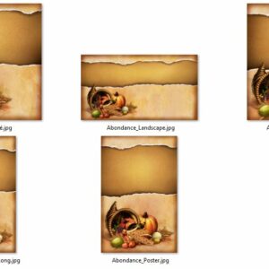 Canevas Automne-Hiver – Abondance